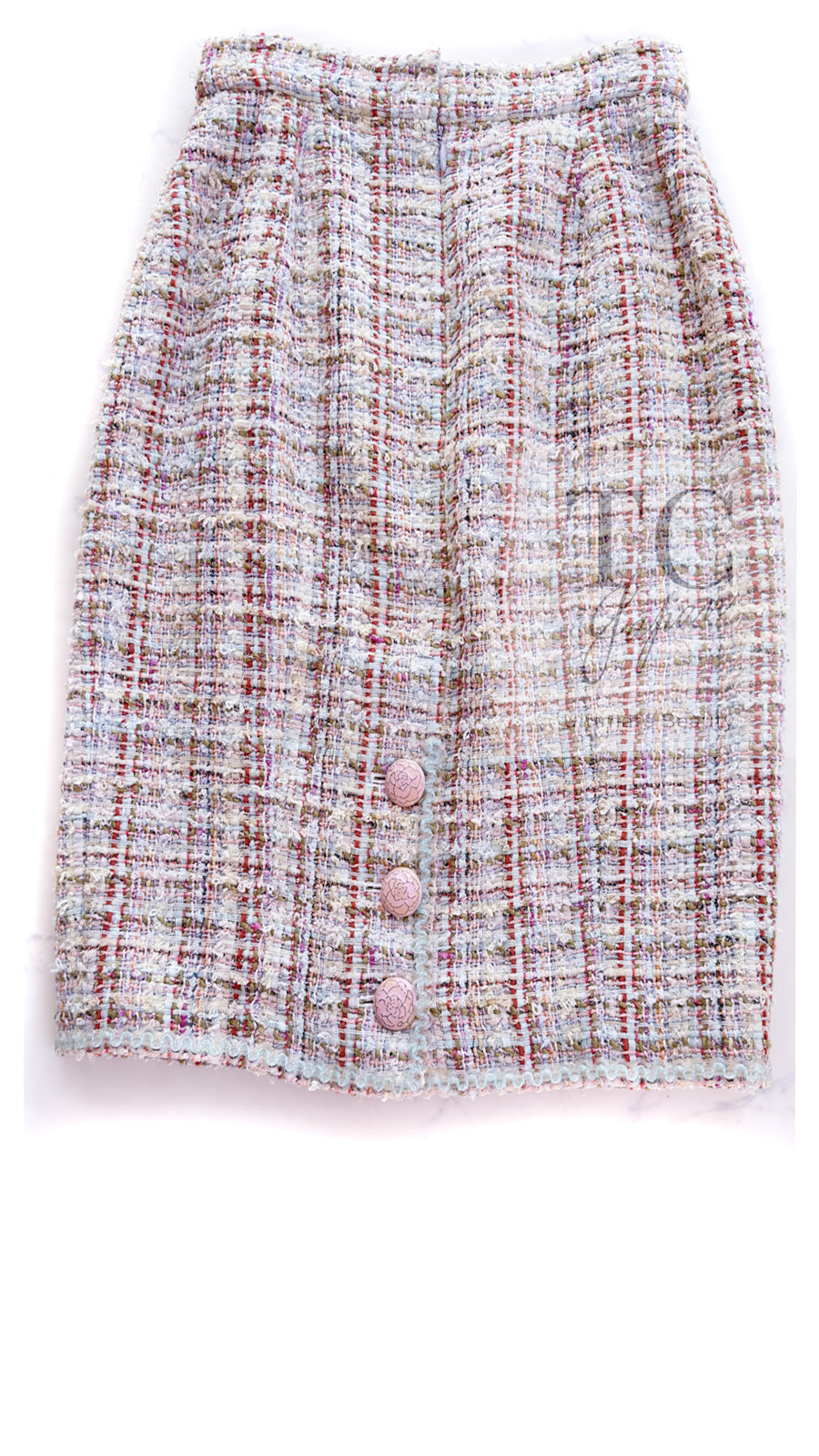 CHANEL 13C Rose Garden Lesage Pink Jacket Skirt Suit 38 シャネル ローズガーデン ルサージュ ピンク ジャケット スカート スーツ 即発