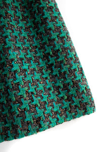 CHANEL 92A Vintage Green Black Tweed Skirt 36 38 シャネル ヴィンテージ グリーン ブラック ツイード スカート 即発