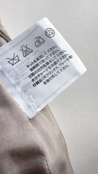 CHANEL 05S Beige Metallic Cotton Lesage Tweed Skirt 44 シャネル ベージュ メタリック コットン ルサージュ ツイード スカート 即発