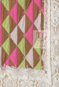 CHANEL 04A Beige Multi Color Lesage Cashmere Lining Skirt Suit Tops 38 40 シャネル ベージュ マルチカラー ルサージュ ジャケット スカート スーツ トップス 即発 - TC JAPAN