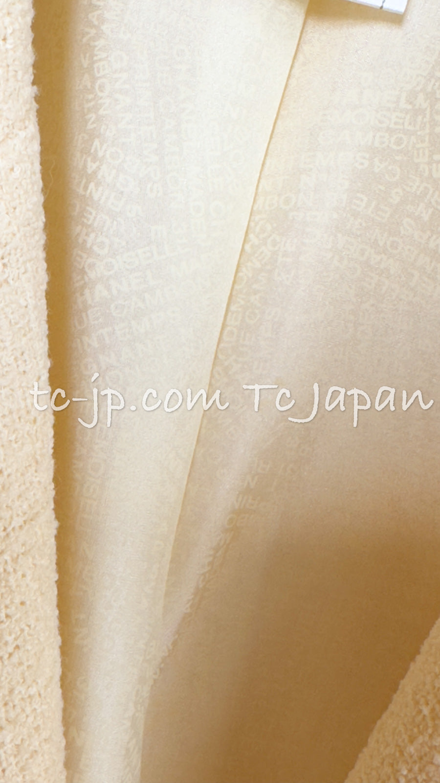 CHANEL 99S Creme Ivory Double CC Logo Wool Jacket 42 シャネル クリーム アイボリー ダブル ココボタン ジャケット 即発
