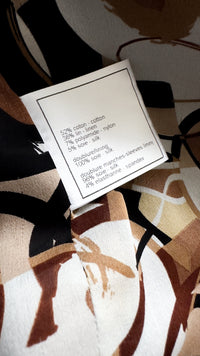 CHANEL 05S Black Brown Beige Cotton Tweed Jacket 40 シャネル ブラック ブラウン ベージュ CC ロゴ 裏地 コットン ツイード ジャケット 即発