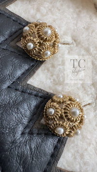 CHANEL 15PF Ivory Wool Mohair Leather Trim Jacket 34 38 シャネル アイボリー ウール モヘア レザートリム ジャケット 即発