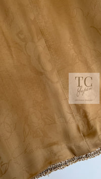 CHANEL 13C Gold Silk Blend Lesage Tweed Jacket 40 シャネル ゴールド ルサージュ ツイード ジャケット 即発