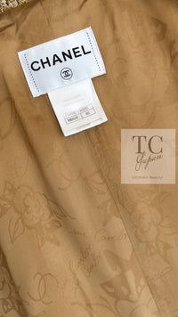 CHANEL 13C Gold Silk Blend Lesage Tweed Jacket 40 シャネル ゴールド ルサージュ ツイード ジャケット 即発