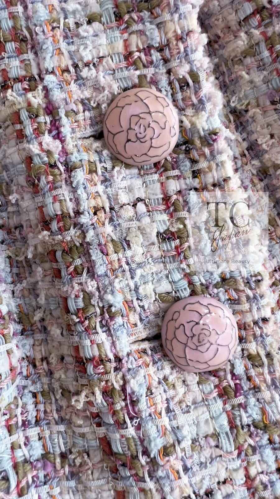 CHANEL 13C Rose Garden Multicolor Lesage Tweed Jacket 36 38 シャネル ローズガーデン マルチカラー ルサージュ 襟付き ツイード ジャケット 即発