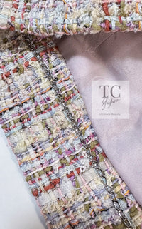CHANEL 13C Rose Garden Multicolor Lesage Tweed Jacket 36 38 シャネル ローズガーデン マルチカラー ルサージュ 襟付き ツイード ジャケット 即発