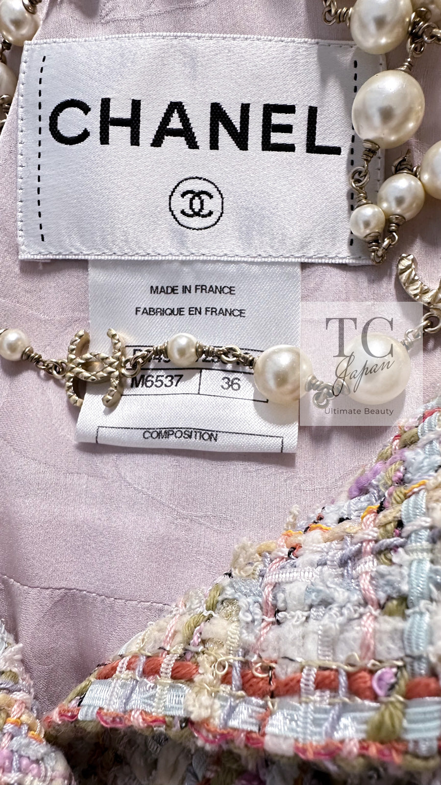 CHANEL 13C Rose Garden Multicolor Lesage Tweed Jacket 36 38 シャネル ローズガーデン マルチカラー ルサージュ 襟付き ツイード ジャケット 即発