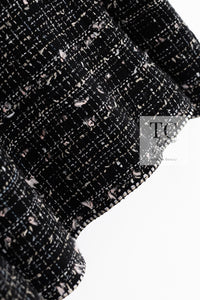 CHANEL 05C Black Silver Trim CC Logo Emblem Lesage Blazer Jacket 38 シャネル ブラック シルバー トリム CC ロゴ エンブレム ルサージュ ブレザー ジャケット 即発