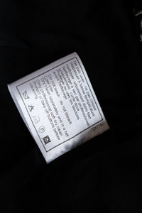 CHANEL 05C Black Silver Trim CC Logo Emblem Lesage Blazer Jacket 38 シャネル ブラック シルバー トリム CC ロゴ エンブレム ルサージュ ブレザー ジャケット 即発