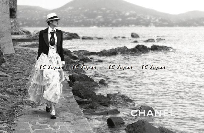 CHANEL 17C Black Cropped Cotton Jacket 34 シャネル ブラック クロップド コットン ジャケット 即発