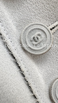 CHANEL 14S Off White Black Jacket 34 36 シャネル オフホワイト ブラック ジャケット 即発