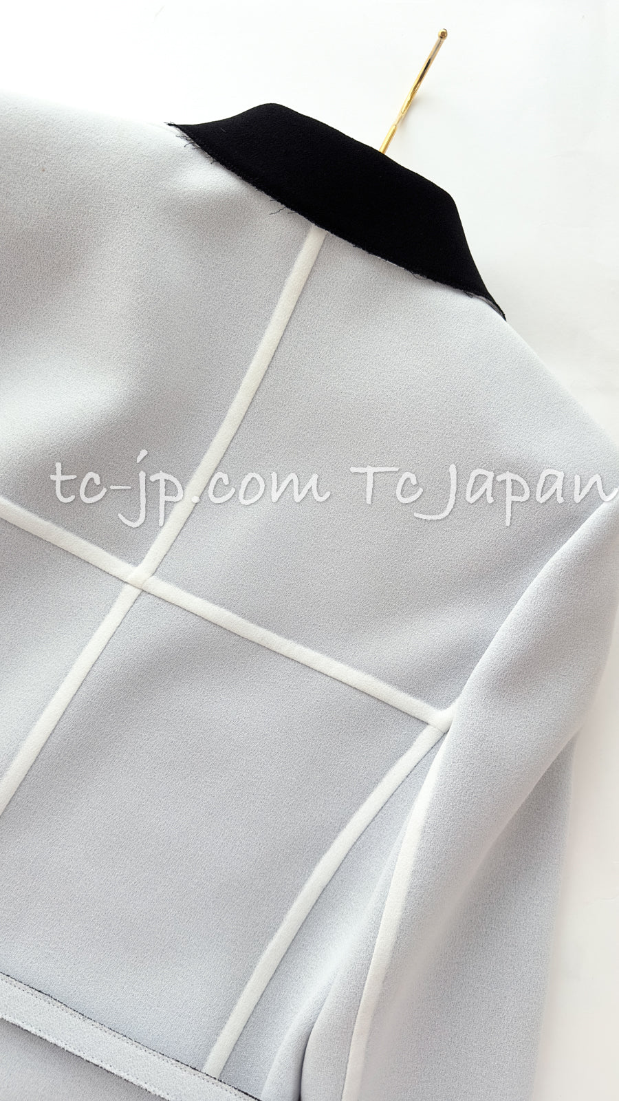 CHANEL 14S Off White Black Jacket 34 36 シャネル オフホワイト ブラック ジャケット 即発