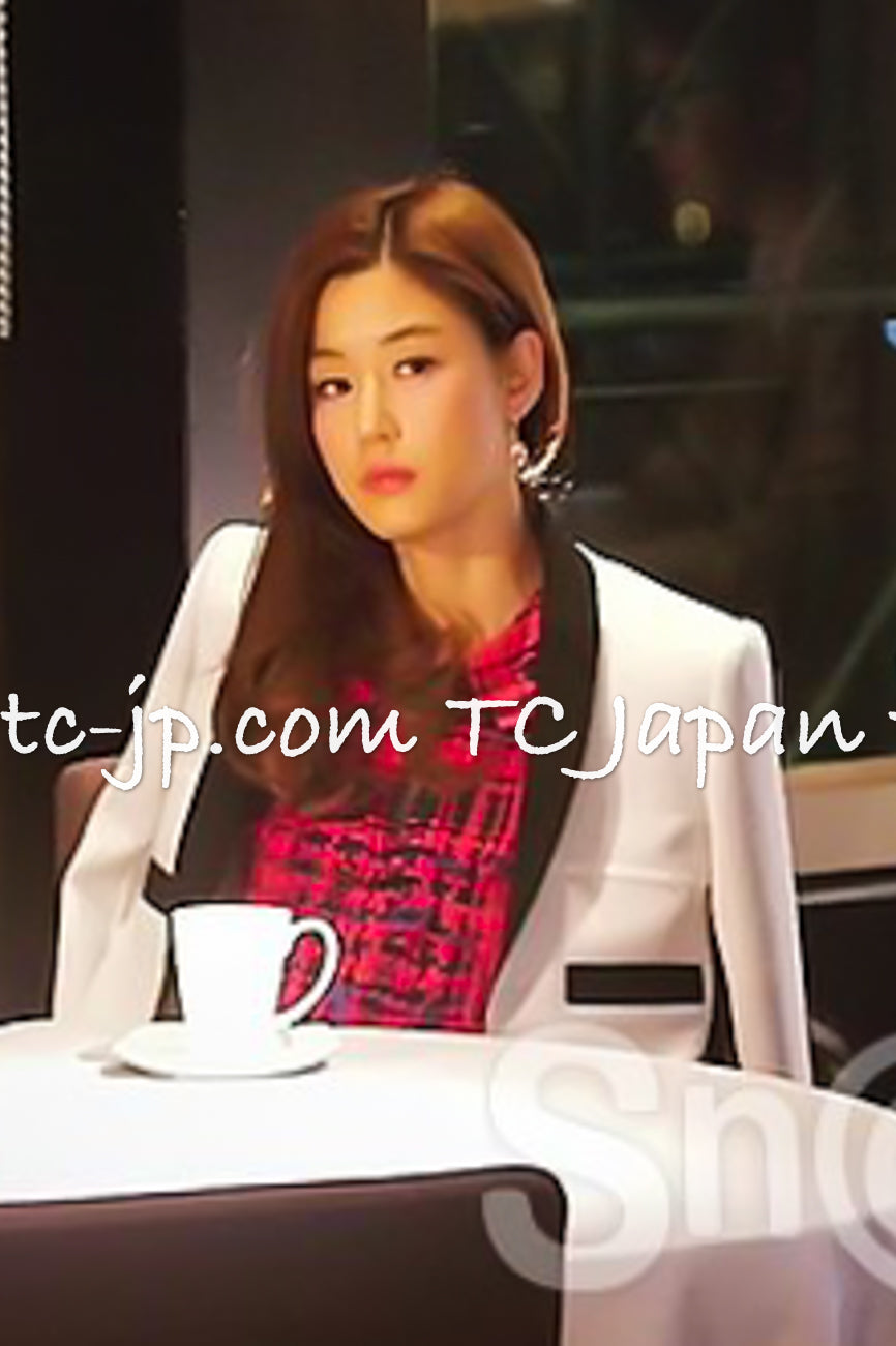CHANEL 14S Off White Black Jacket 34 36 シャネル オフホワイト ブラック ジャケット 即発