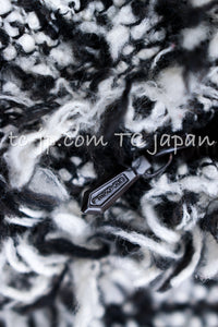 CHANEL 04A Black Choco Le Makeup de Tweed Jacket 34 36 シャネル ブラック チョコ メイクアップ ワッペン ウール ツイード ジャケット 即発