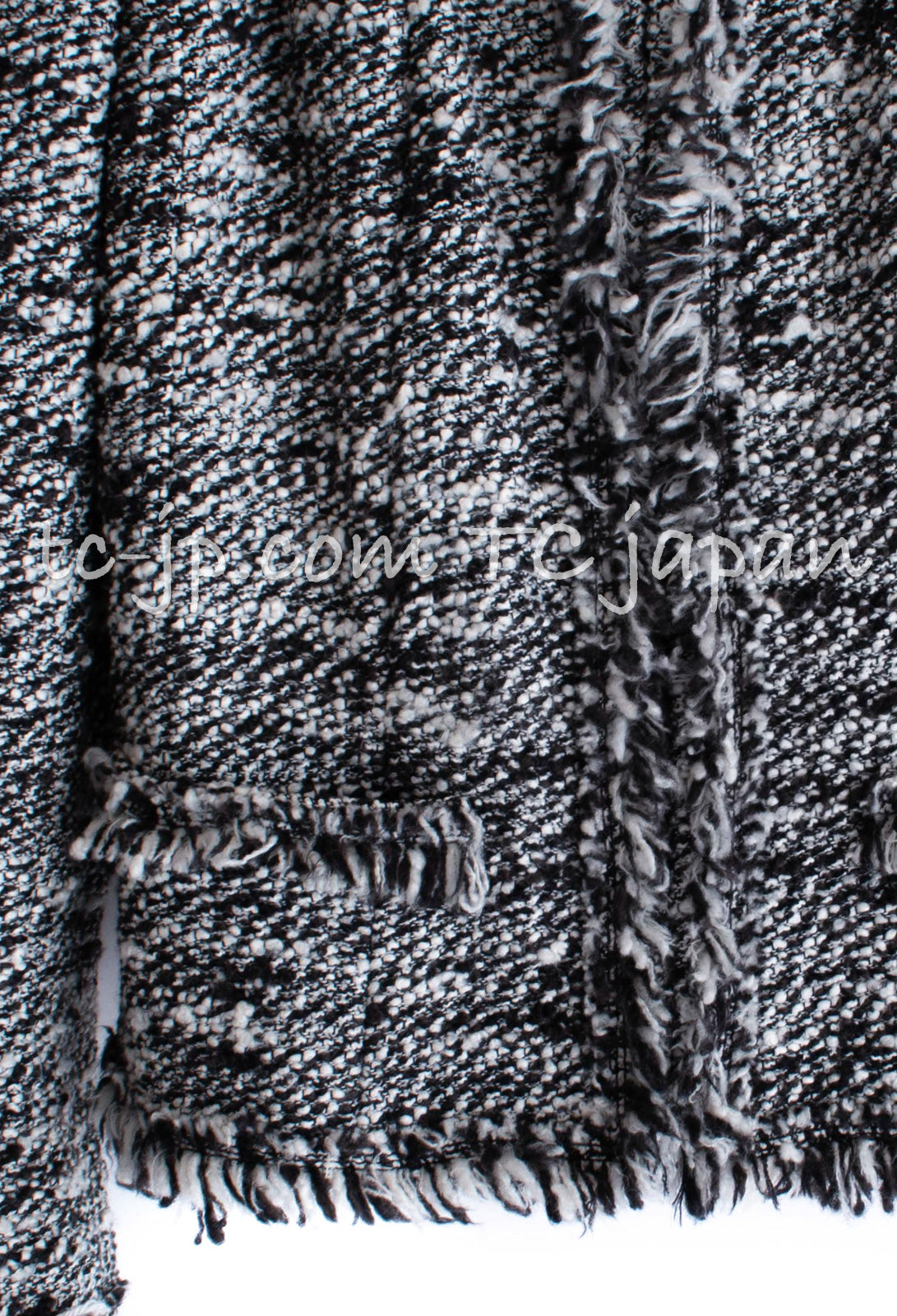 CHANEL 04A Black Choco Le Makeup de Tweed Jacket 34 36 シャネル ブラック チョコ メイクアップ ワッペン ウール ツイード ジャケット 即発