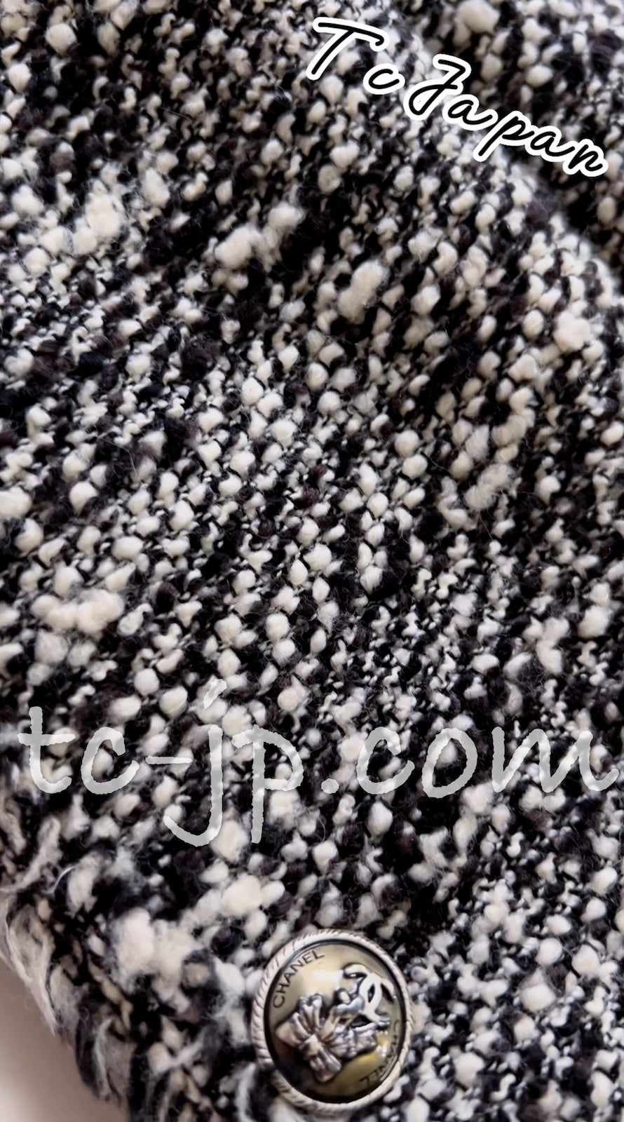 CHANEL 04A Black Choco Le Makeup de Tweed Jacket 34 36 シャネル ブラック チョコ メイクアップ ワッペン ウール ツイード ジャケット 即発