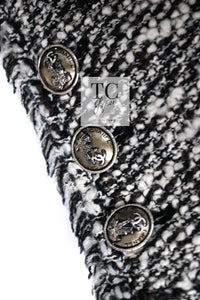 CHANEL 04A Black Choco Wool Tweed Jacket 38 シャネル ブラック チョコ ウール ツイード ジャケット 即発