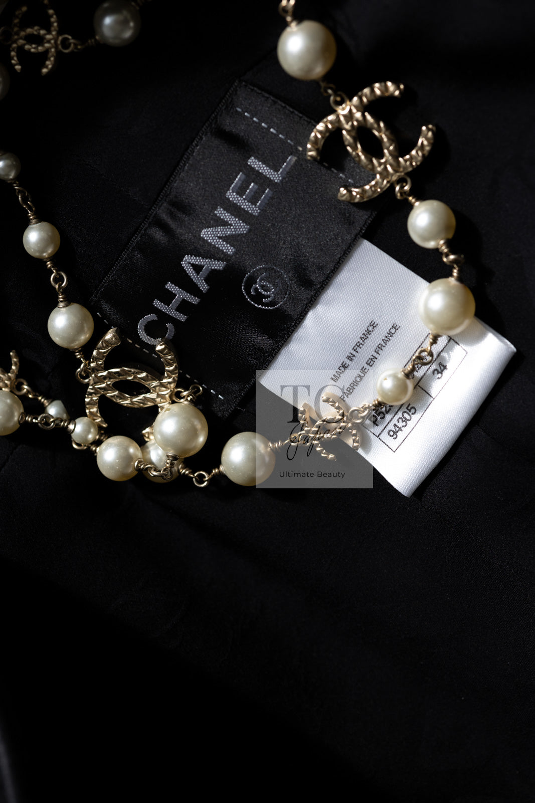 CHANEL 15B Black Wool Piping Collarless Jacket 34 36 38 シャネル ブラック ウール パイピング ノーカラー ジャケット 即発