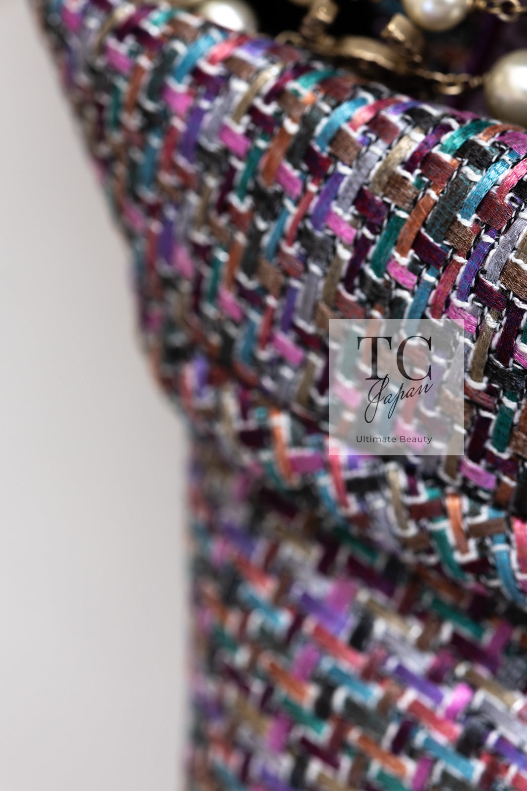 CHANEL 15S Amethyst Purple Multicolor Jacket 40 シャネル アメジスト パープル ピンク マルチカラー ジャケット 即発