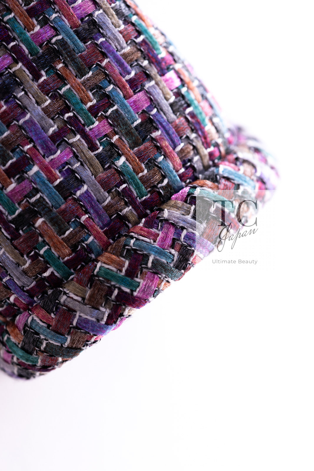 CHANEL 15S Amethyst Purple Multicolor Jacket 40 シャネル アメジスト パープル ピンク マルチカラー ジャケット 即発