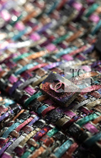 CHANEL 15S Amethyst Purple Multicolor Jacket 40 シャネル アメジスト パープル ピンク マルチカラー ジャケット 即発