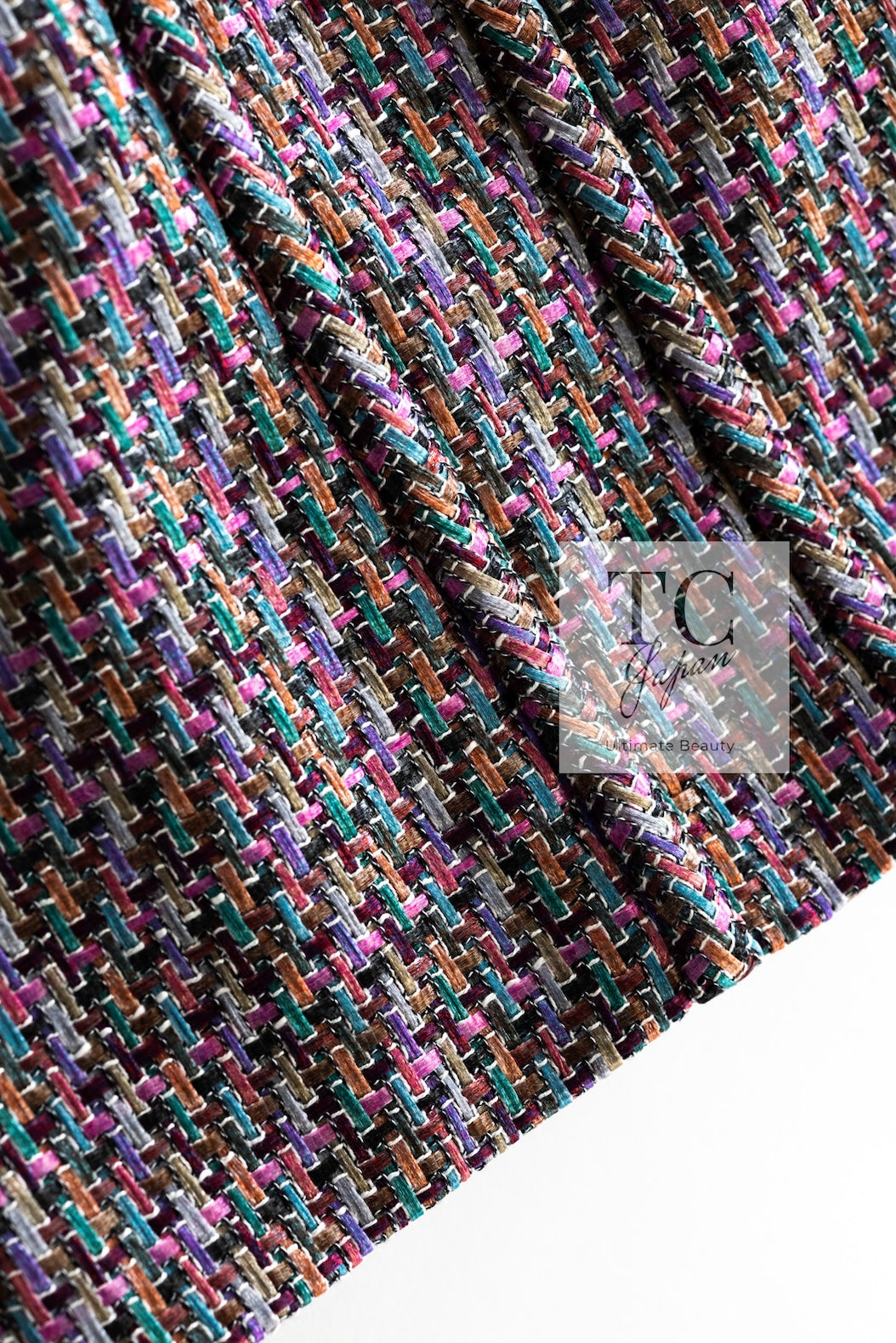 CHANEL 15S Amethyst Purple Multicolor Jacket 40 シャネル アメジスト パープル ピンク マルチカラー ジャケット 即発