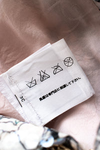 CHANEL 09C Gray Pale Pink Sequins Camellia Pattern Jacket 34 シャネル グレー ペール ピンク スパンコール カメリア柄 ジャケット 即発