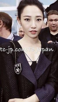 CHANEL 16C Black Cotton Double Jacket Coat 40 42 シャネル ブラック コットン ダブル ジャケット コート 即発