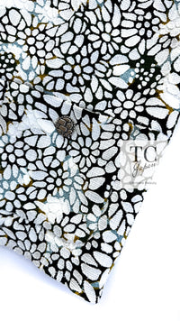 CHANEL 15S White Floral Pattern Short Sleeve Zipper Jacket 38 シャネル ホワイト フローラル 花柄 カメリア ジッパー ジャケット 即発