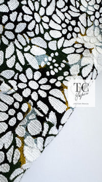 CHANEL 15S White Floral Pattern Short Sleeve Zipper Jacket 38 シャネル ホワイト フローラル 花柄 カメリア ジッパー ジャケット 即発