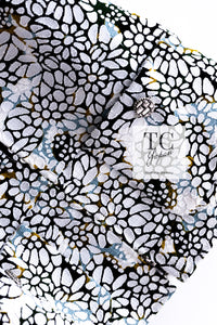 CHANEL 15S White Floral Pattern Short Sleeve Zipper Jacket 38 シャネル ホワイト フローラル 花柄 カメリア ジッパー ジャケット 即発