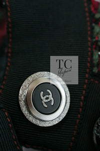 CHANEL 15A Wine Red Trim Wool Cotton Tweed Jacket 34 シャネル ワイン レッド ボルドー トリム ウール コットン ツイード  ジャケット 即発