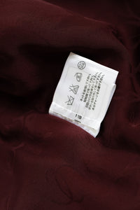 CHANEL 15A Wine Red Trim Wool Cotton Tweed Jacket 34 シャネル ワイン レッド ボルドー トリム ウール コットン ツイード  ジャケット 即発