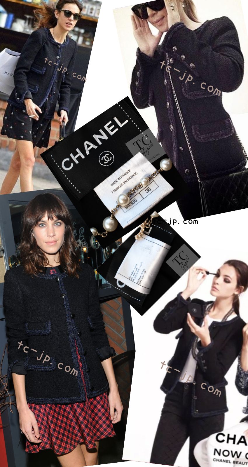 CHANEL 13A Little Black Jacket Navy Braid Trim Wool Silk Tweed 36 38 40 シャネル リトル ブラック ジャケット ネイビー ブレイド トリム ウール シルク ツイード 女優 チェ・ジュウ 即発
