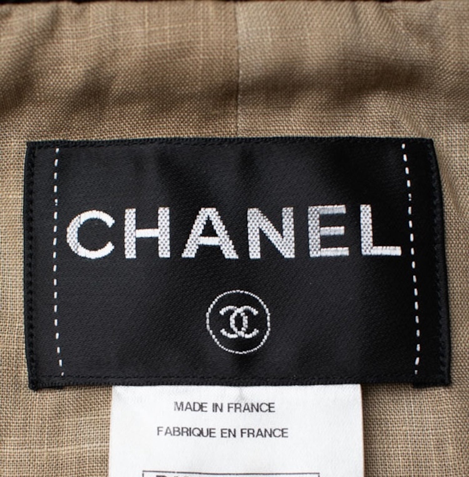 CHANEL 11S Black Chain Trimming Zipper Cotton Jacket 38 シャネル ブラック チェーントリム ジッパー コットン ジャケット 即発