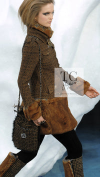CHANEL 10A Brown Fringe Trimmed Jacket 34 38 シャネル ブラウン フリンジ トリム ジャケット 即発