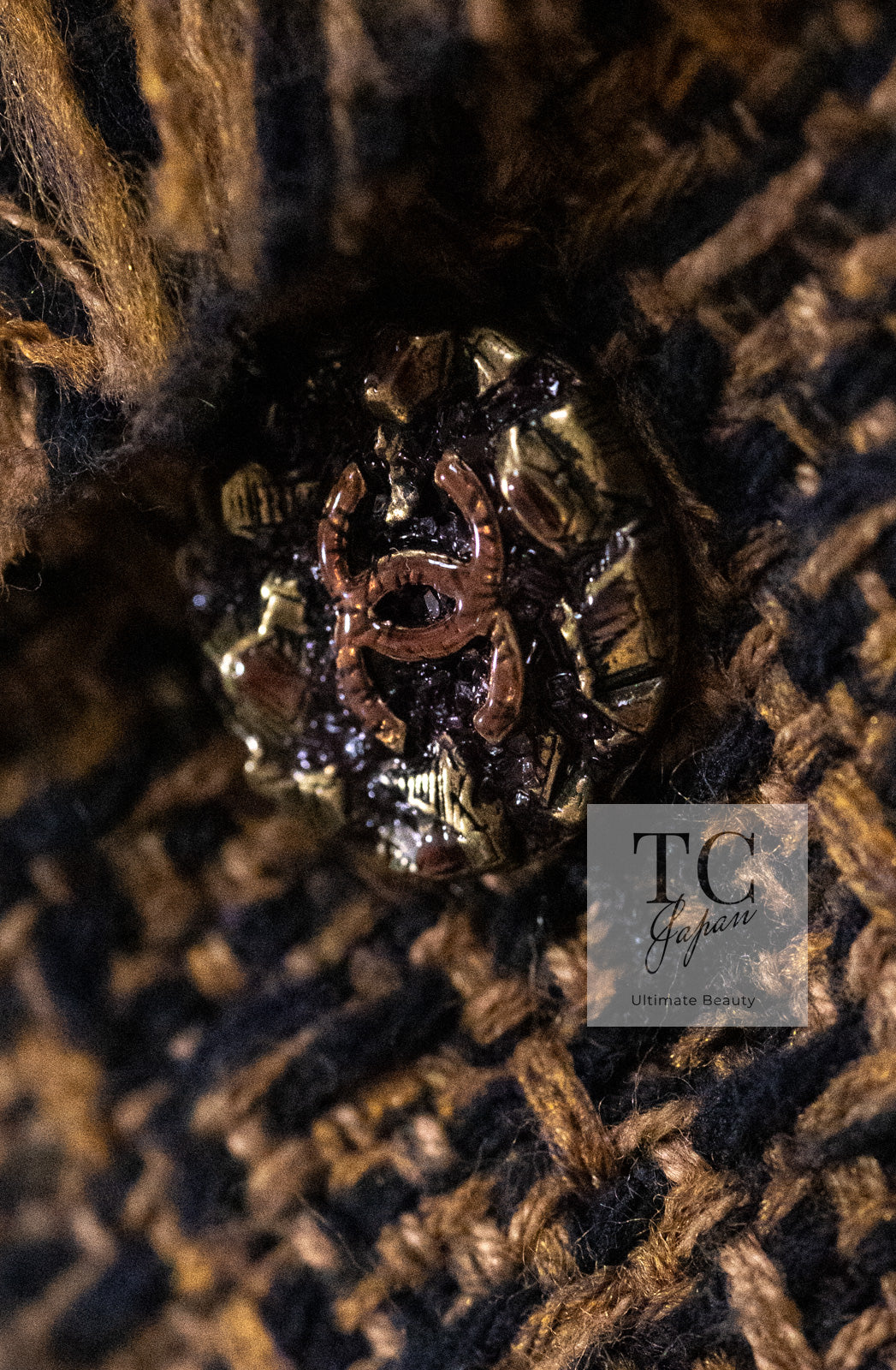 CHANEL 10A Brown Fringe Trimmed Jacket 34 38 シャネル ブラウン フリンジ トリム ジャケット 即発
