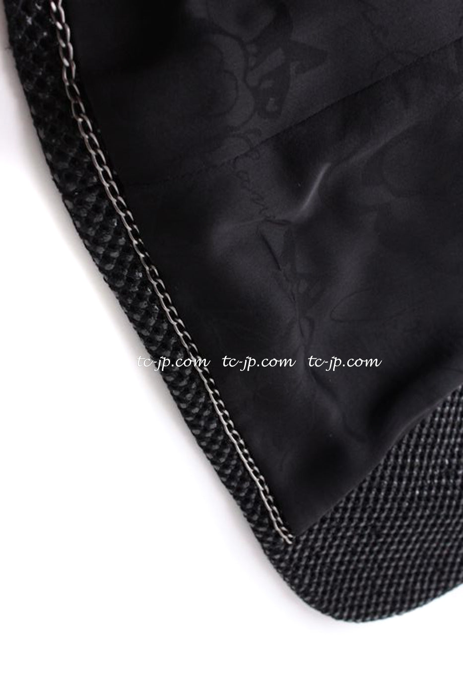 CHANEL 14C Black Metallic Tweed Jacket 42 シャネル メンズも ブラック メタリック ジャケット 即発