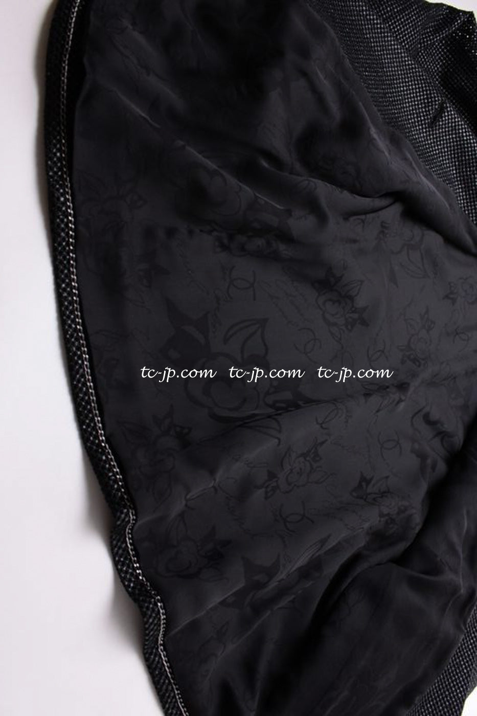 CHANEL 14C Black Metallic Tweed Jacket 42 シャネル メンズも ブラック メタリック ジャケット 即発