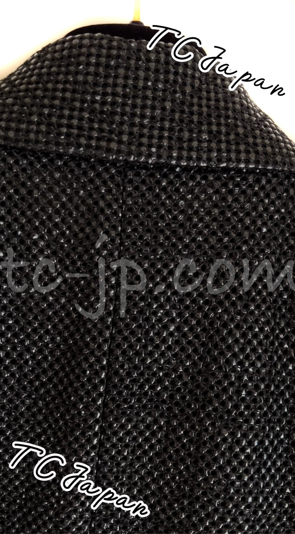 CHANEL 14C Black Metallic Tweed Jacket 42 シャネル メンズも ブラック メタリック ジャケット 即発