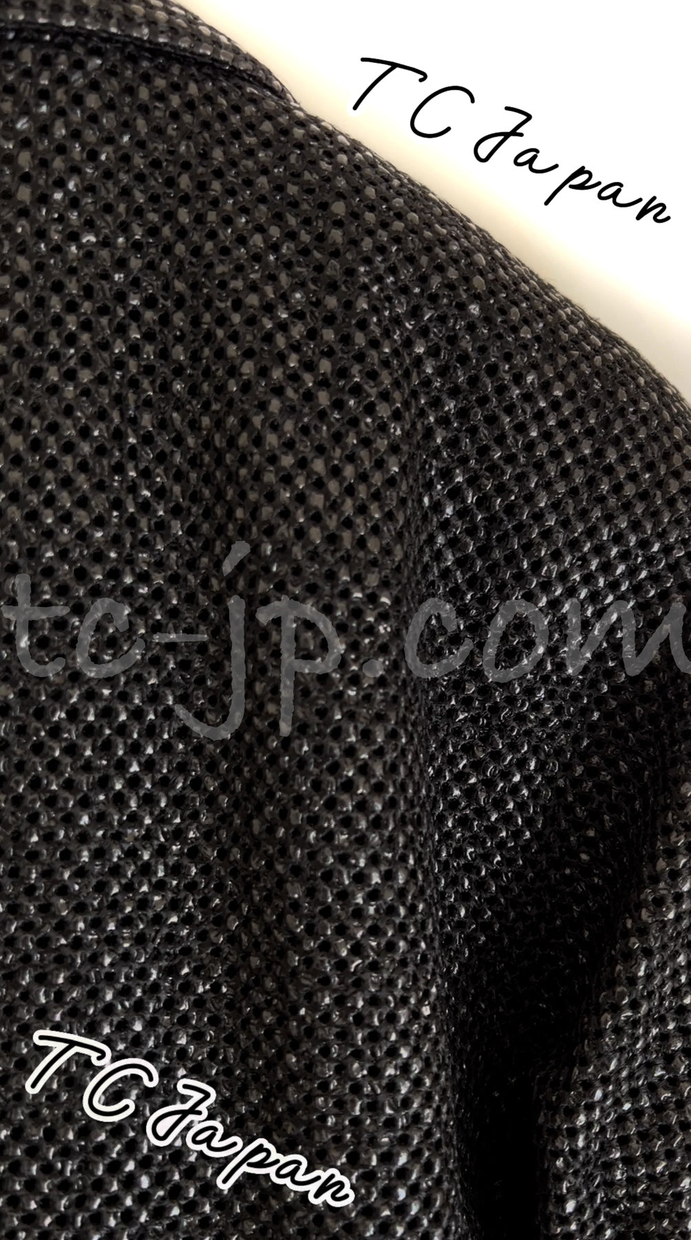 CHANEL 14C Black Metallic Tweed Jacket 42 シャネル メンズも ブラック メタリック ジャケット 即発