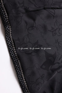 CHANEL 14C Black Metallic Tweed Jacket 42 シャネル メンズも ブラック メタリック ジャケット 即発