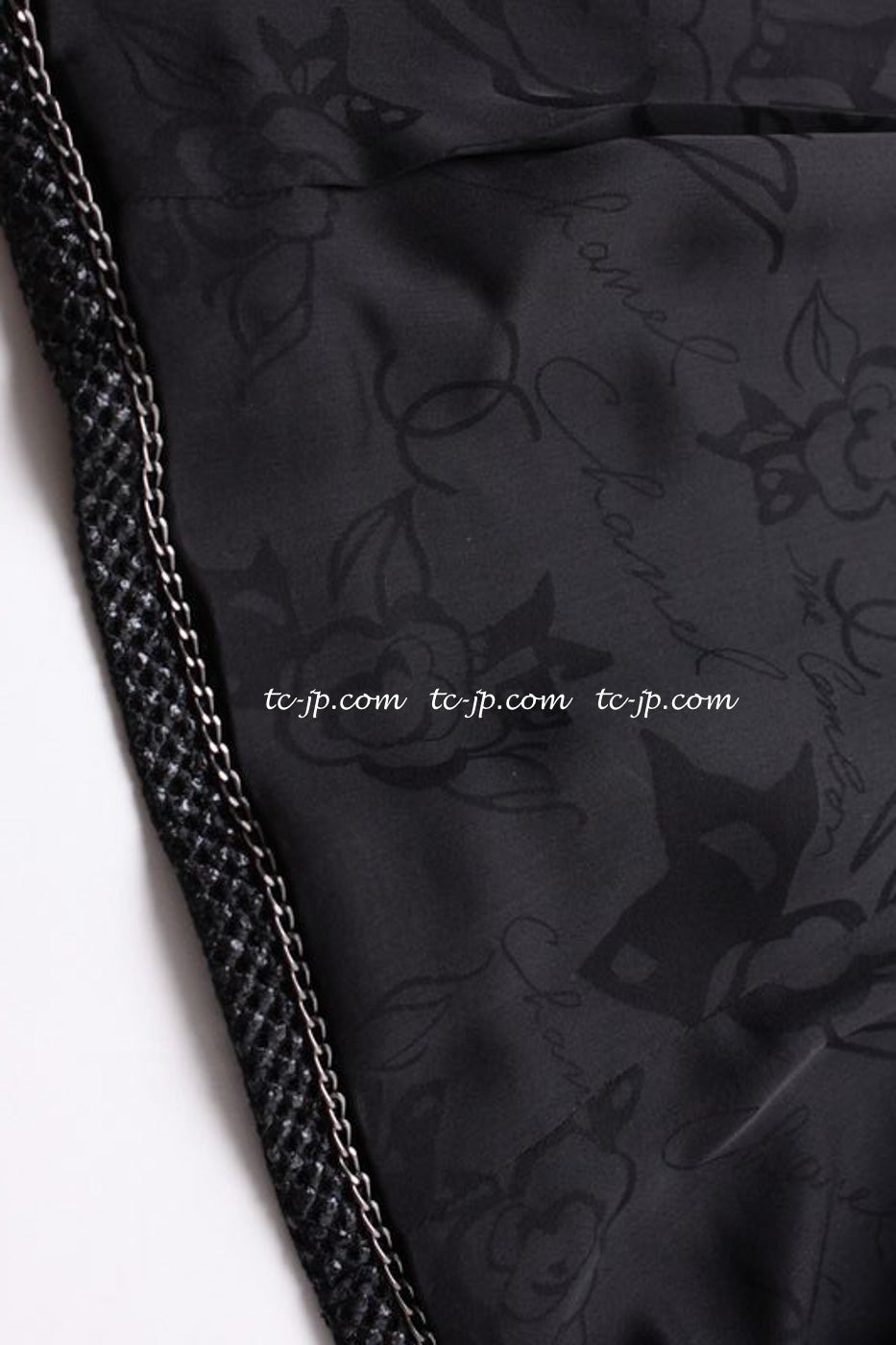 CHANEL 14C Black Metallic Tweed Jacket 42 シャネル メンズも ブラック メタリック ジャケット 即発