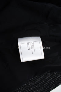 CHANEL 14C Black Metallic Tweed Jacket 42 シャネル メンズも ブラック メタリック ジャケット 即発