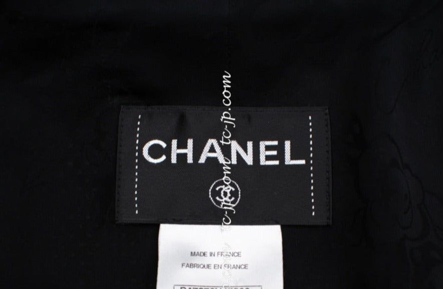 CHANEL 14C Black Metallic Tweed Jacket 42 シャネル メンズも ブラック メタリック ジャケット 即発