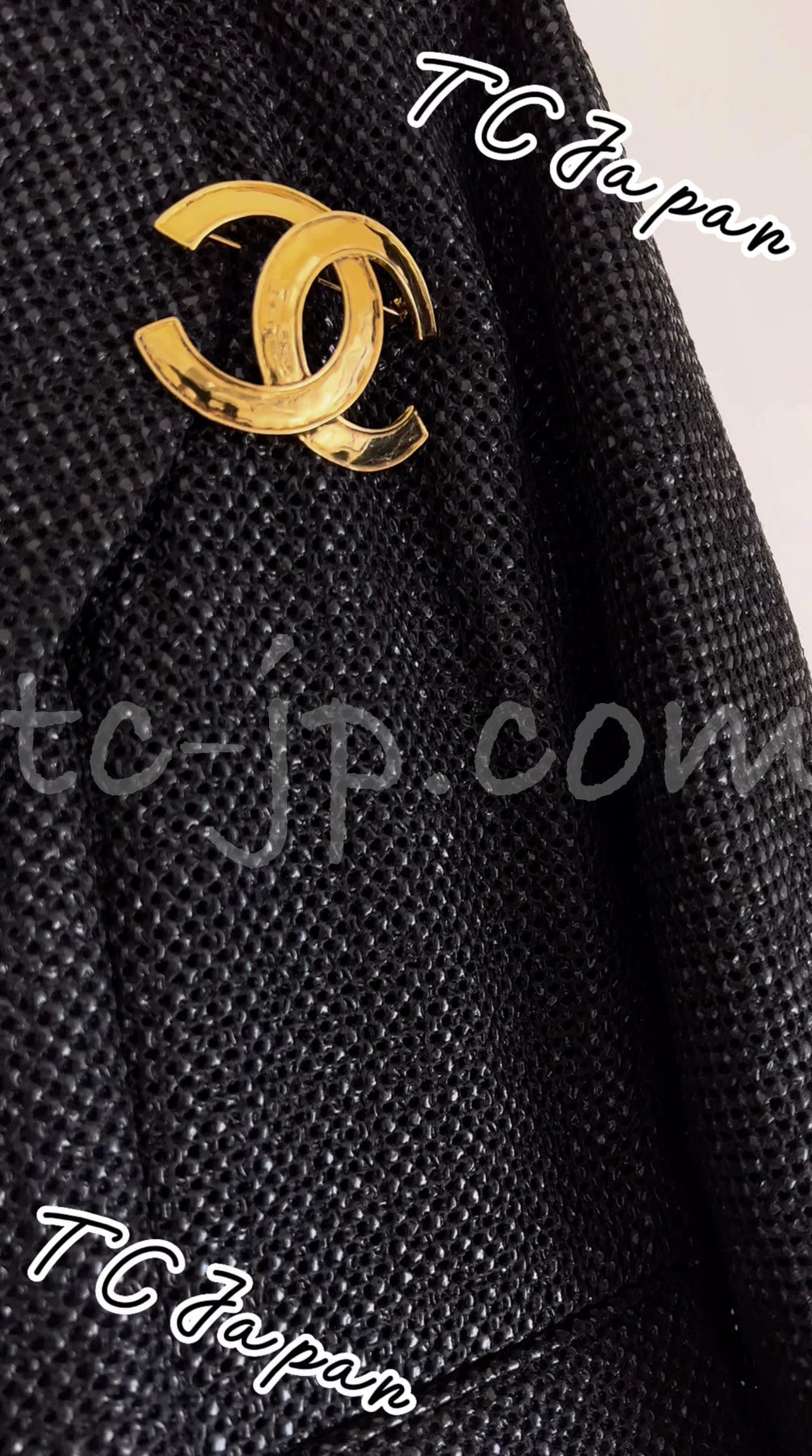 CHANEL 14C Black Metallic Tweed Jacket 42 シャネル メンズも ブラック メタリック ジャケット 即発