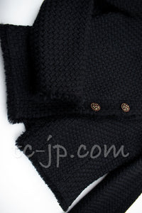 CHANEL 13PF Black Tartan Check Tweed Jacket 34 36 40 シャネル ブラック タータンチェック ツイード ジャケット 即発