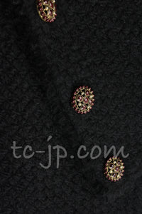 CHANEL 13PF Black Tartan Check Tweed Jacket 34 36 40 シャネル ブラック タータンチェック ツイード ジャケット 即発