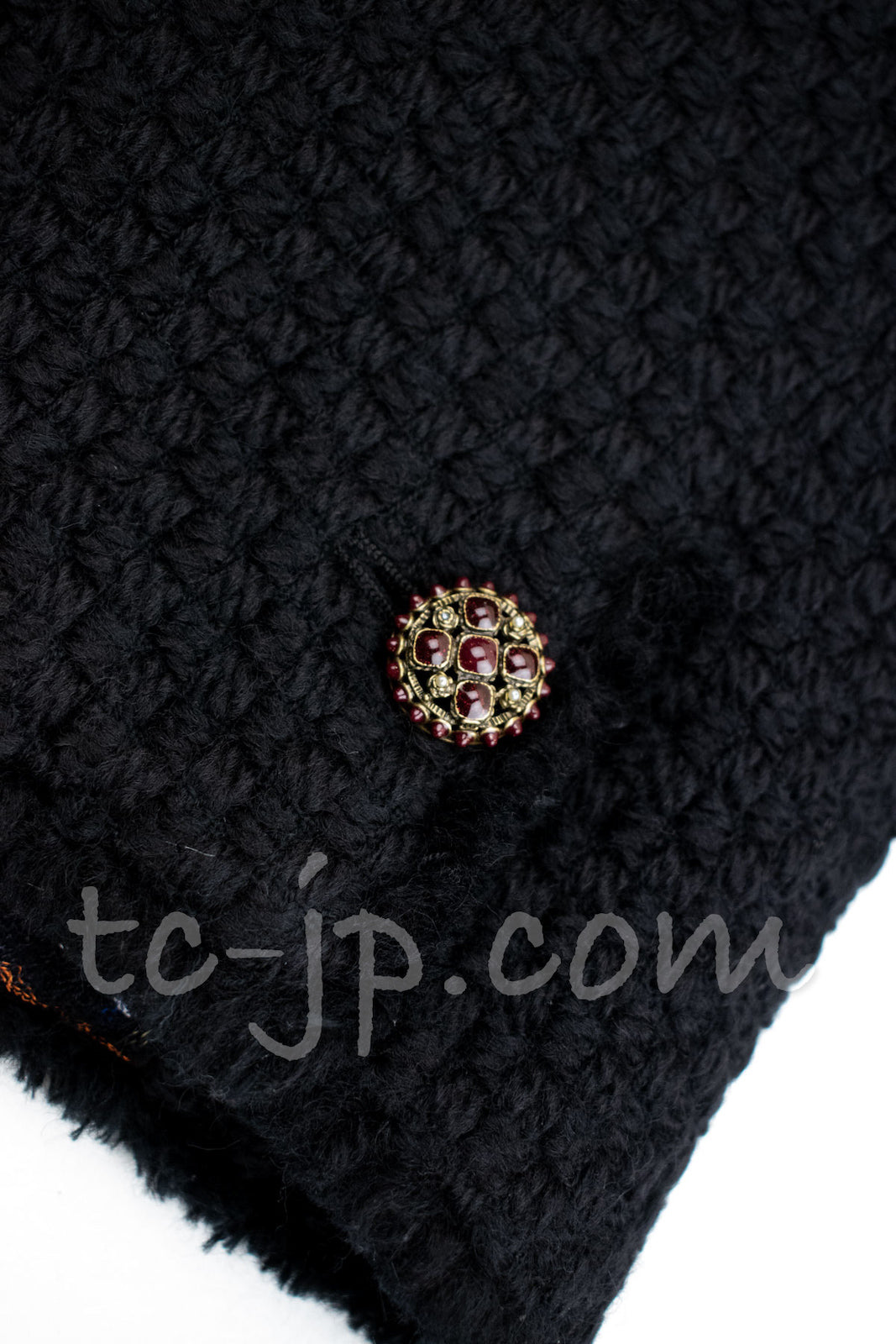 CHANEL 13PF Black Tartan Check Tweed Jacket 34 36 40 シャネル ブラック タータンチェック ツイード ジャケット 即発